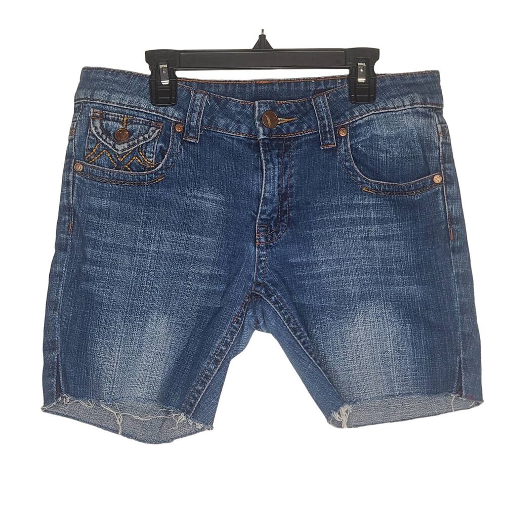 Vigoss denim blue jean cutoff shorts - 7